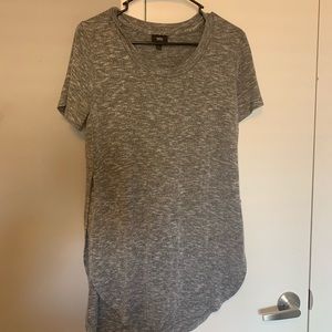 Gray tunic tee
